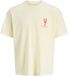 JACK & JONES Shirt blauw / pasteelgeel / lichtrood