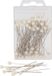 DK design Spelden met parel kop/kopspelden/naaispelden - 6.5 cm - wit - 100x stuks