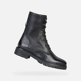 GEOX HOARA DAMES ENKEL LAARZEN - ZWART - MAAT 41
