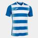 Joma Jersey Joma Europa V Koninklijk Blauw/Wit Polyester Korte Mouw Gestreept 3XL Mannen Voetbal Lente/Zomer 2022