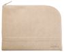 RHODIA 116726C - Etui met Ritssluiting in Imitatieleer - Beige - Maat L (21 x 28 cm)