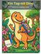 Ein Tag mit Dino – Malbuch für neugierige Kinder: 25 lustige Ausmalseiten mit niedlichen Dinosauriern – Perfektes Geschenk für Kinder von 4 bis 6 Jahren