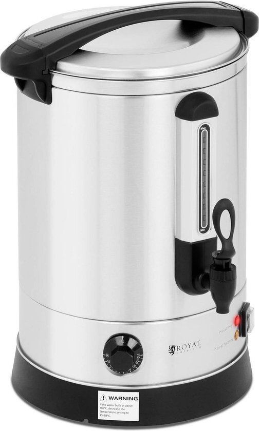 Royal Catering Heetwaterdispenser - 14,5 L - 2.500 W - dubbelwandig