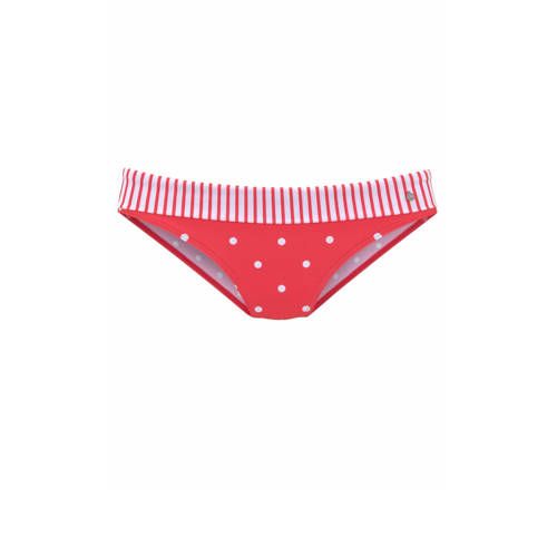 s.Oliver bikinibroekje met stippen rood/wit