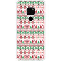 Mate 20 Witte kersttrui Beschermende siliconen hoes