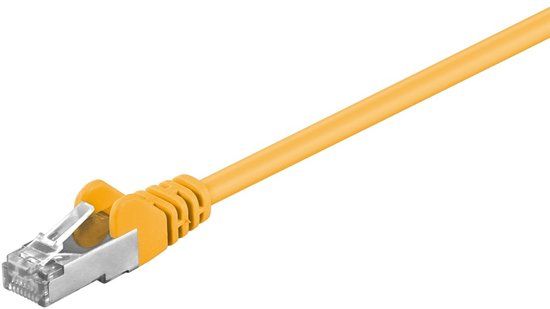 DSIT CAT5e FTP patchkabel - 0,25 meter geel