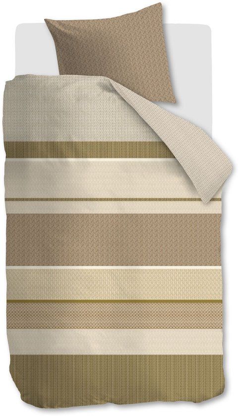 Beddinghouse Hilde dekbedovertrek - Eenpersoons - 140 x 200/220 cm - Naturel