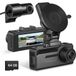 Merkloos Dashcam voor auto - Dubbele voor- & achtercamera - Ultra HD 4K voor + 1080p achter - GPS - G-sensor - Parkeermodus - Loopopname - Geheugenkaart 64 GB - Zwart