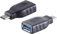 1x USB-C-adapter, USB-A-aansluiting, 3.0, OTG, PVC