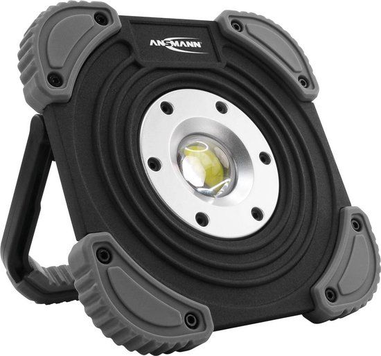 Ansmann FL1400R Werklamp - LED - 10W - 1400 lm - Accu - Zwart/Grijs