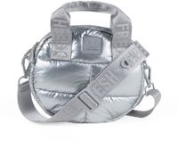 Fresh 'n Rebel Coze Tone Puffy Koptelefoonhoes & Everyday Carry Bag Liquid Silver