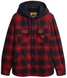 Superdry Surplus geruit overhemd met capuchon Heren L Lange mouwen shirts