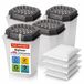 BigDean 4x déshumidificateur + 4x recharges de 680 grammes. Extra grand et extra puissant