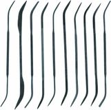 Vallejo Tools Budget Riffler Curved File Set - 10 Pieces - T03003