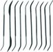 Vallejo Tools Budget Riffler Curved File Set - 10 Pieces - T03003