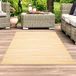 Tapis résistant à l'eau pour intérieur et extérieur, dimensions 60x230 cm, couleur : jaune