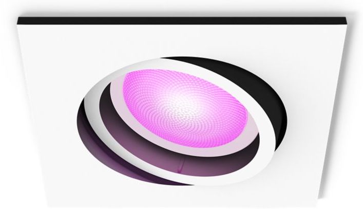 Philips Hue Centura Inbouwspot - Vierkant - Wit - GU10 - RGBW - 1-pack