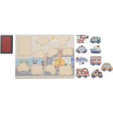 LUPILU Wooden Maze or Puzzle Game (Stamp Puzzle)