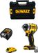DeWALT DCF860D1T Schlagschroefmachine (1 x 2,0 Ah accu + oplader DCB1102 + TSTAK II opbergbox)