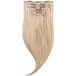 Rapunzel of Sweden Classic Clip-ins Raide / Volume Moyen / 7 pièces M7.5/10.8 Blond Scandinave 40 cm Extensions de cheveux