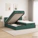 vidaXL Ottoman Bed with Mattress and Headboard - Dark Green Velvet - 160x200 cm