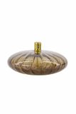 Zusss Oil Lamp Ribbed L Glas Groen