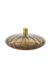 Zusss Oil Lamp Ribbed L Glas Groen