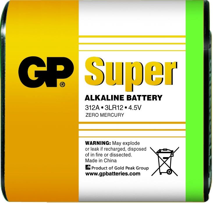 GP Batteries Super Alkaline 4.5V Battery - 1 Pack