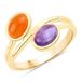 Rafaela Donata Ring Zilver Amethist Geelgoud 19.00 mm / maat 60 Dames