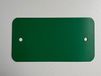 Klika Label metaal 65x120 mm groen 2 gaten