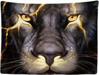 Ulticool Wandkleed 200x150 cm - Leeuw Gaming