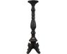 Clayre & Eef Kandelaar 60 cm Zwart Hout - Ovaal - Landelijk