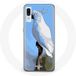 Maniacase Etui voor Samsung Galaxy A40 Kaketoe papegaaien witte vogels