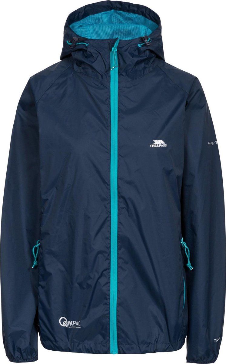Trespass Qikpac Compact Pack Away Waterdichte Regenjas voor dames