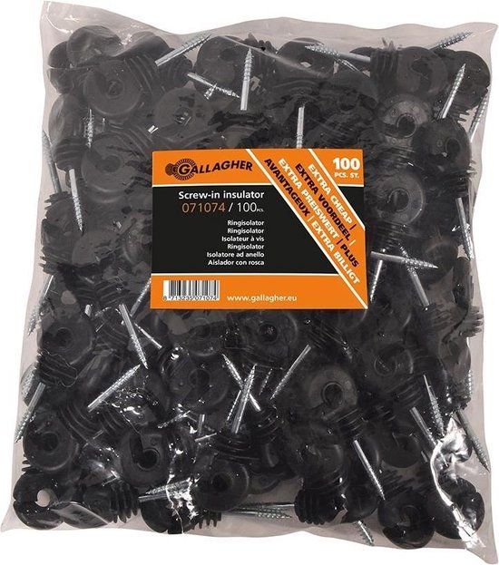 Gallagher Ringisolator (100 stuks isolator)