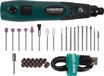 VONROC Tête rotative – 4V – Incl. set de 31 accessoires & sac de rangement