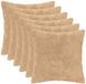 vidaXL Kussensloop 6 st Heerlen Crèmekleurig 30 x 30 cm