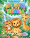 AVVENTURA NELLA GIUNGLA: Libro da Colorare Kawaii per Bambini dai 3 ai 6 Anni