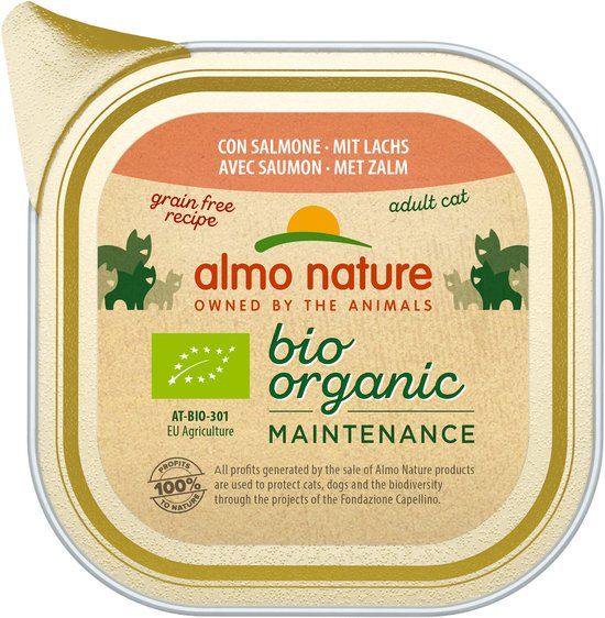 Almo Nature Bio Organic Maintenance - Zalm - 19 x 85g