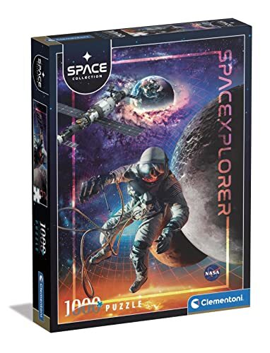 Clementoni Collection-Space Explorer-1000 puzzel voor volwassenen, Made in Italy, meerkleurig, 39717