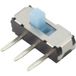 TRU COMPONENTS Interrupteur à glissière YSS-1203 1386941 6 V/DC 0.3 A 2 x Off/On 1 pc(s)