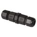 EMOS connector/verbindingsstekker/kabelverbinding IP65, plastic, zwart, 7 x 2,6 x 2,6 cm