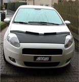 AutoStyle Motorkapsteenslaghoes Fiat Grande Punto 2005-2008 Zwart