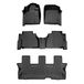 MAXLINER Vloermatten 3 rijen Liner Set Zwart voor 2008-2011 Toyota Sequoia met zitbanken