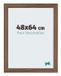 Your Decoration Cadre puzzle 48x64 cm Noyer Foncé