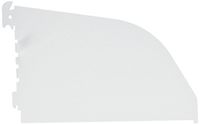 Wall Control Shelf Divider for 9in Deep Pegboard Shelf Assembly – White