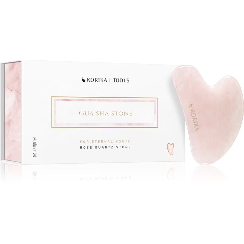 Korika Tools Gua Sha massage stone made of rose quartz