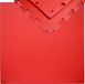 Tapis d'entraînement, tapis puzzle, tapis de sport, 90x90x1,2 cm, rouge