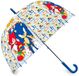 4KidsOnly Kids Licensing Sonic Paraplu 19" Transparant Polyester Multi Colour Unisex Kinderen