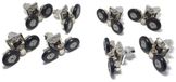 Merkloos Douchedeurrollen Zinklegering 25 mm Set van 8